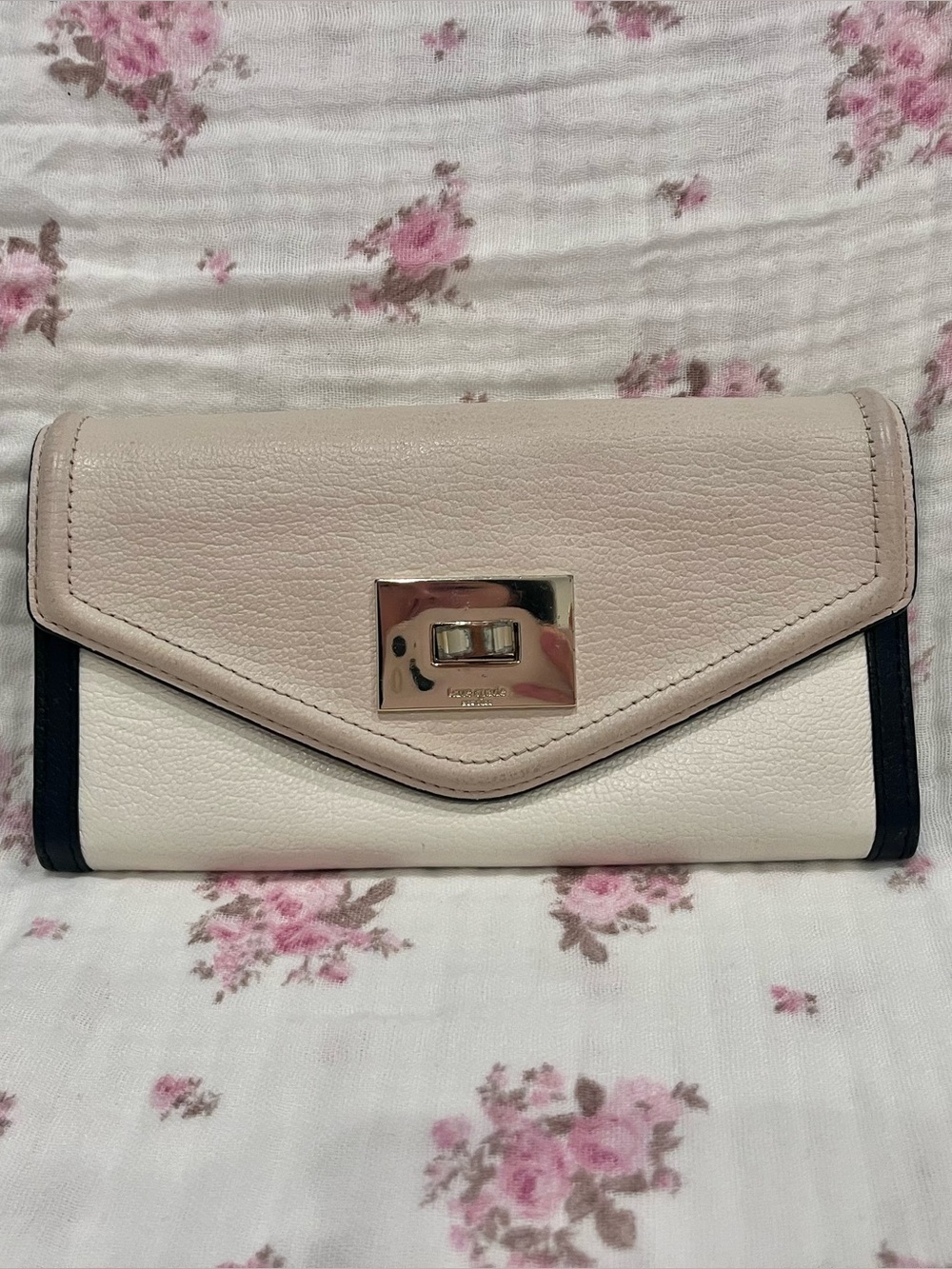 KATE SPADE New York Walter Place Tricolor Leather Envelope Wallet
